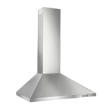 Broan(R) 30-Inch Convertible European Style Wall-Mounted Chimney Range Hood, 380 MAX Blower CFM, Stainless Steel LED Light - (BW5030SSL)