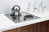 21" Wide 230v 2-burner Coil Cooktop - (CR2B224S)