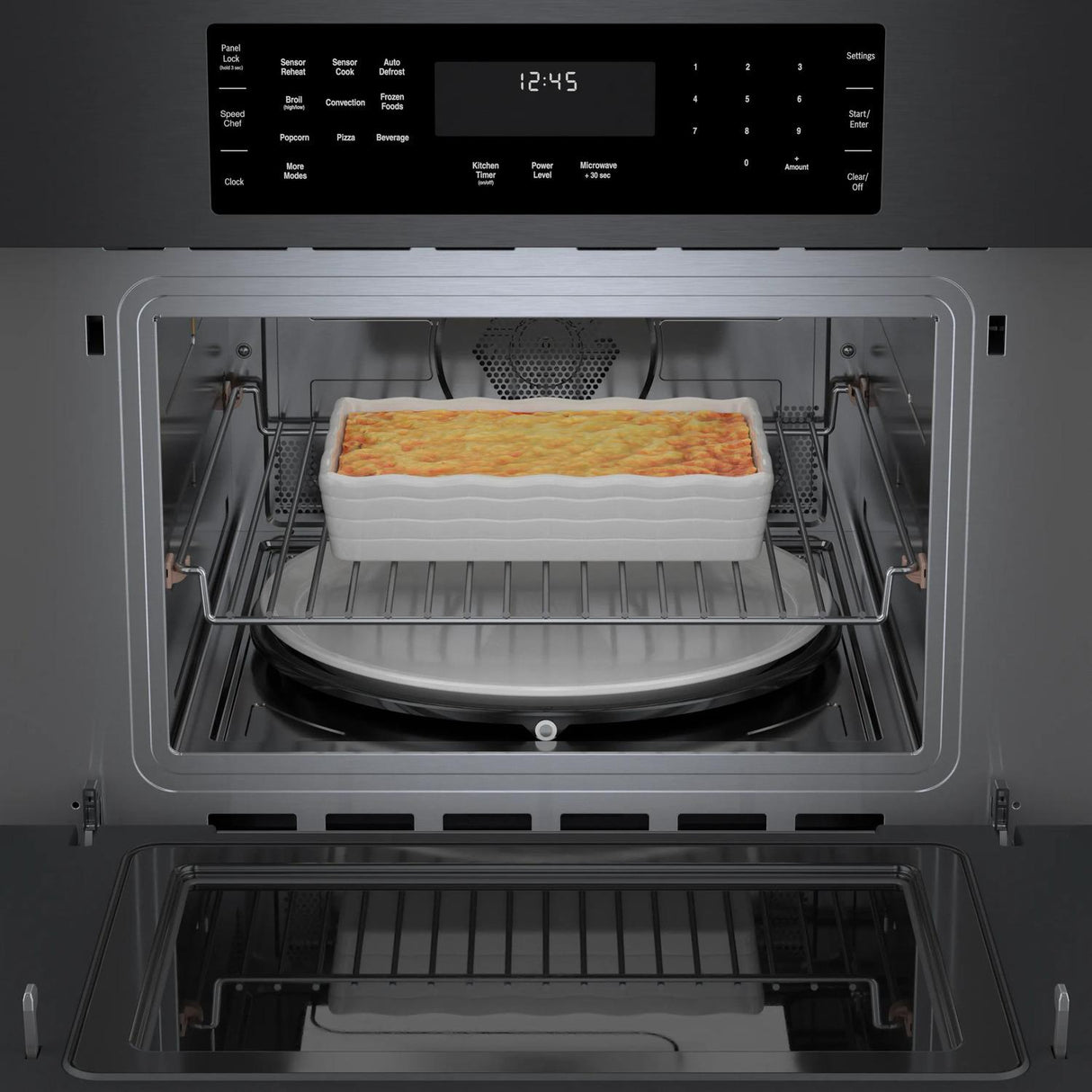 800 Series Speed Oven 30" Black stainless steel - (HMC80242UC)