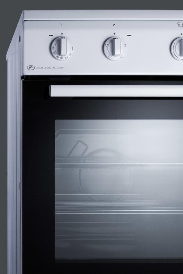 24" Wide Smooth Top Electric Range - (CLRE24WH)