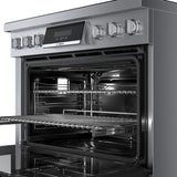 800 Series Induction freestanding range 36" Stainless Steel - (HIS8655U)