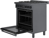 800 Series Gas Freestanding Range 30" Black Stainless Steel - (HGS8045UC)