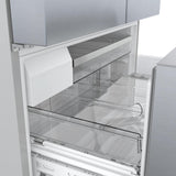 800 Series French Door Bottom Mount Refrigerator 36" Stainless steel (with anti-fingerprint) - (B36CT80SNS)