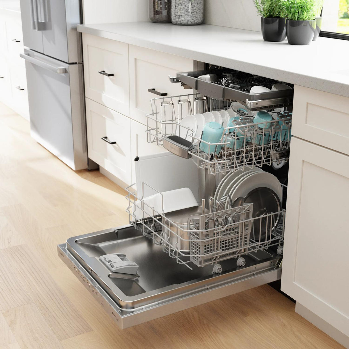 500 Series Dishwasher 24" Stainless Steel Anti-fingerprint - (SHP65CM5N)