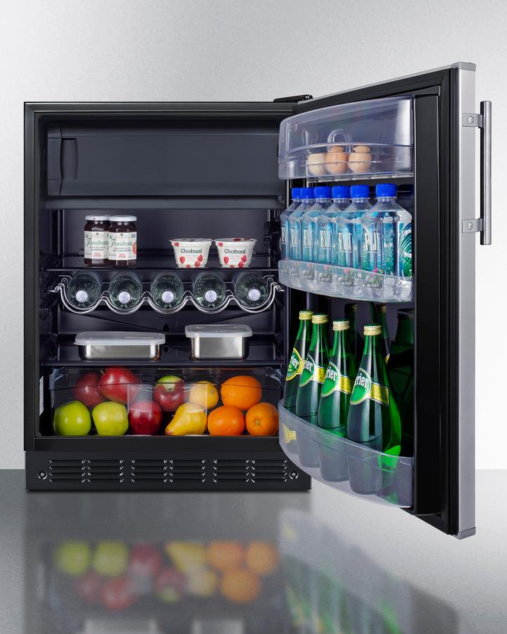 24" Wide Refrigerator-freezer - (CT66BK2SS)