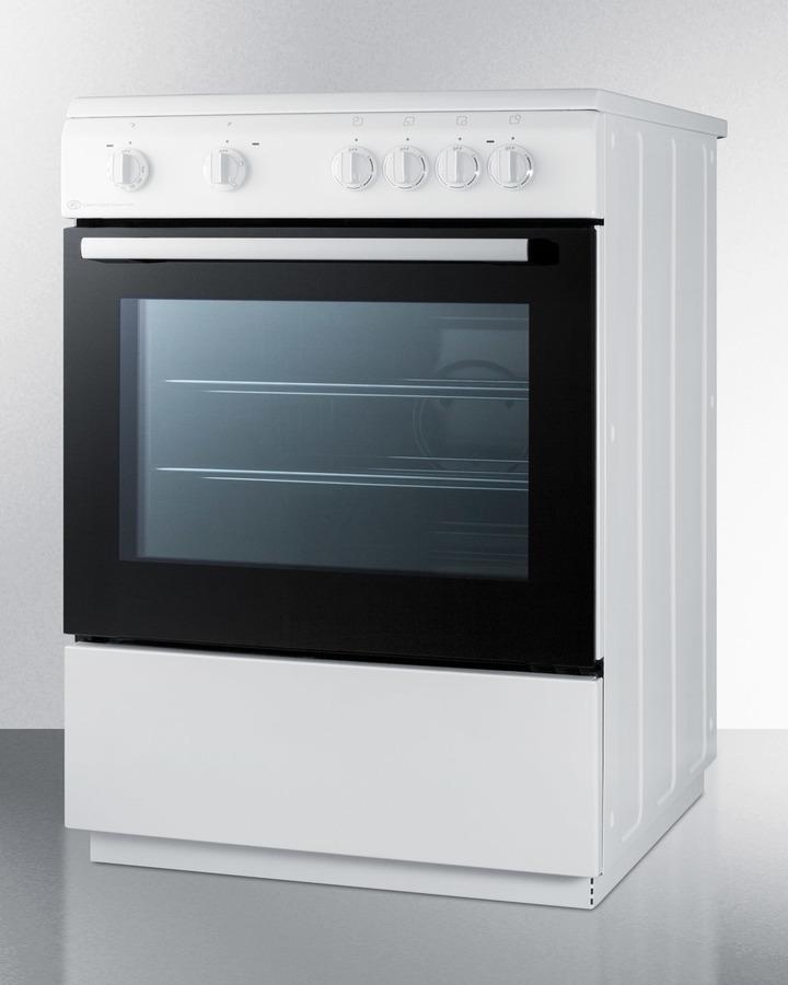 24" Wide Smooth Top Electric Range - (CLRE24WH)