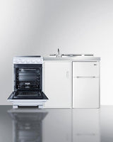 60" Wide All-in-one Kitchenette With Electric Range - (ACK60ELSTW)