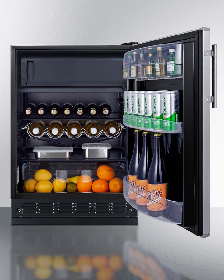 24" Wide Refrigerator-freezer - (CT66BK2SSRS)