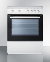 24" Wide Smooth Top Electric Range - (CLRE24WH)