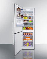 24" Wide Bottom Freezer Refrigerator - (FFBF249SS2LHD)