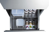 24" Wide 2-drawer All-refrigerator, ADA Compliant (panels Not Included) - (ADRD24PNR)