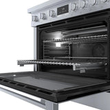 800 Series Dual Fuel Freestanding Range 36" Stainless Steel - (HDS8655U)