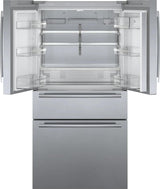 800 Series French Door Bottom Mount Refrigerator 36" Stainless steel (with anti-fingerprint) - (B36CL80SNS)