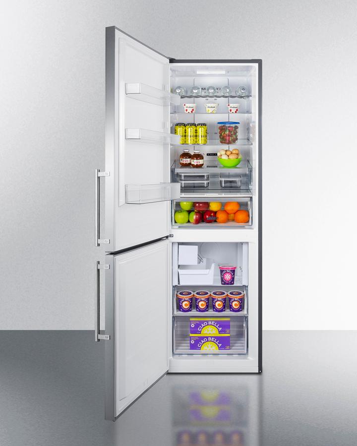 24" Wide Bottom Freezer Refrigerator With Icemaker - (FFBF249SS2IMLHD)