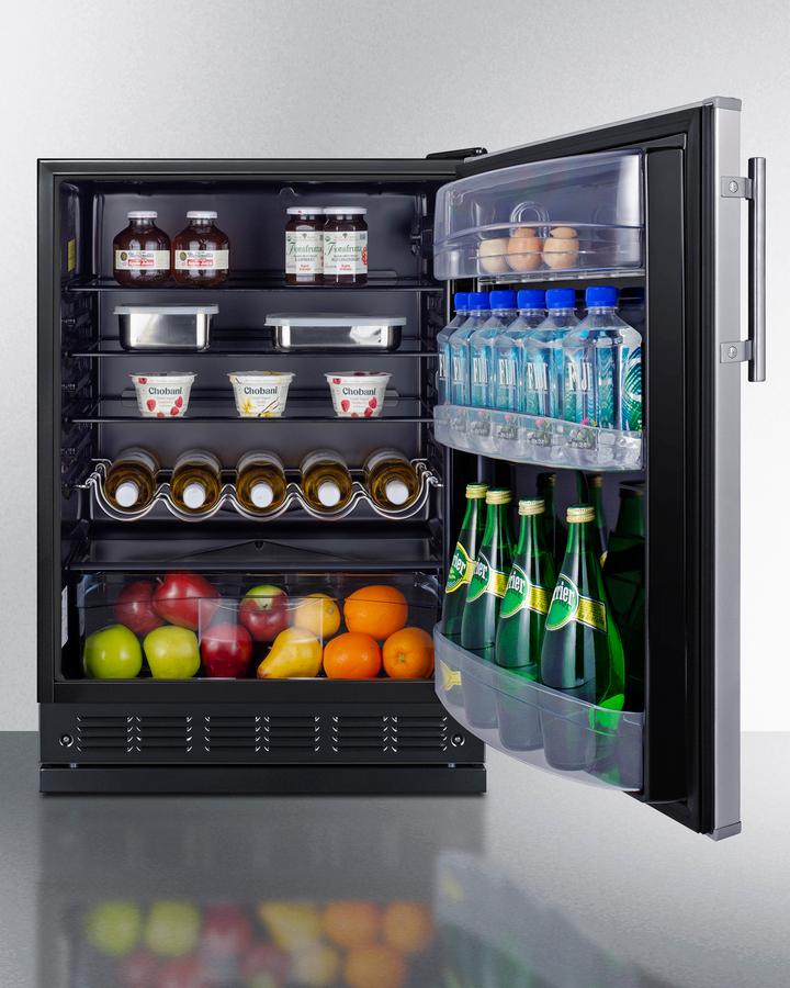 24" Wide All-refrigerator - (FF6BK2SSRS)