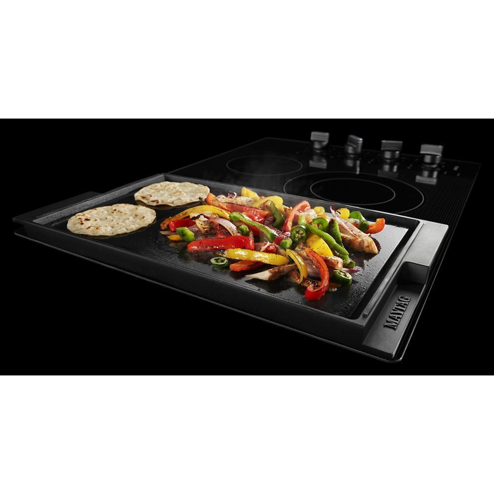 30-Inch Electric Cooktop with Reversible Grill and Griddle - (MEC8830HB)