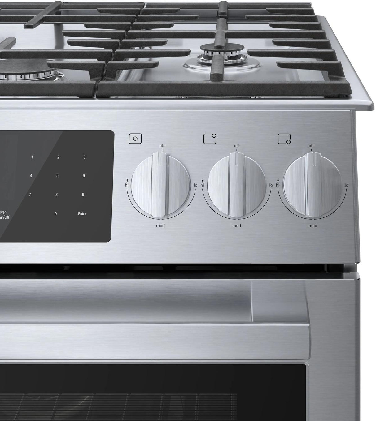 800 Series Gas Slide-in Range 30" Stainless Steel - (HGI8056UC)