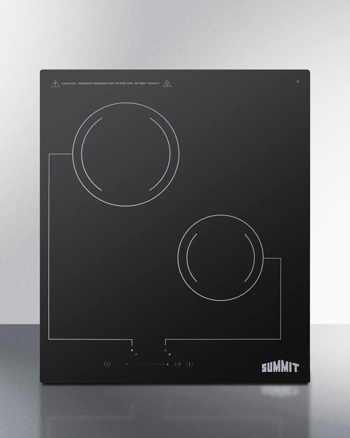 18" Wide 220v 2-burner Radiant Cooktop - (CR2B228T)