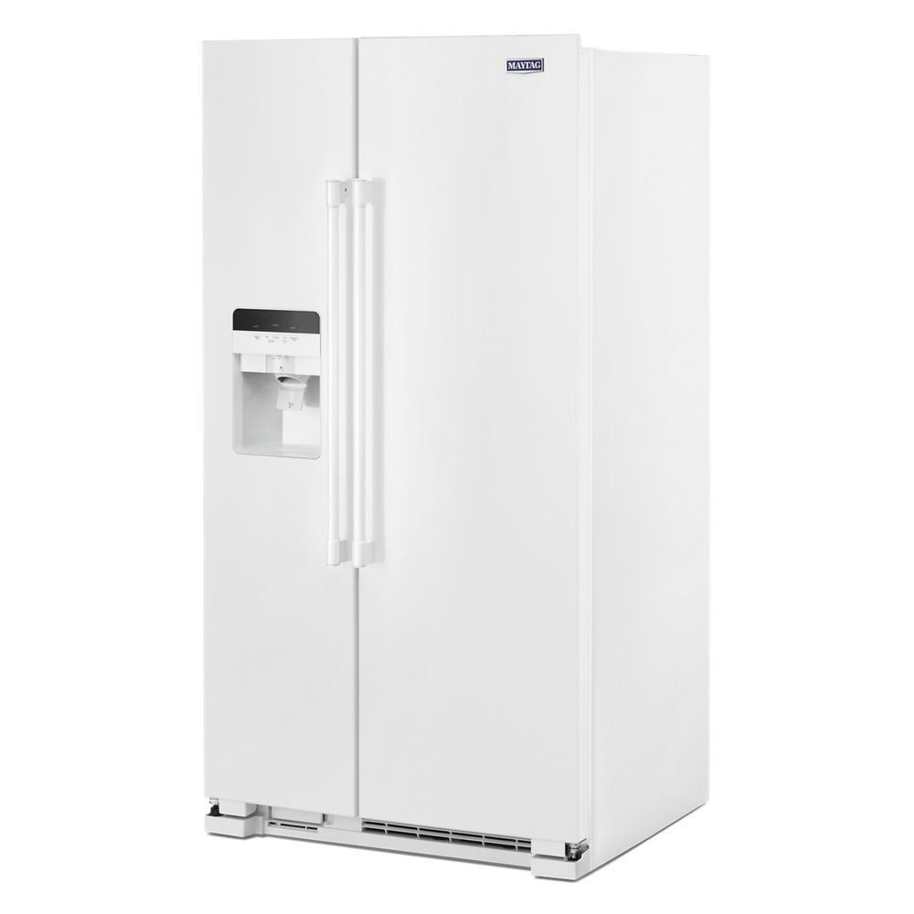 36-Inch Wide Side-by-Side Refrigerator with Exterior Ice and Water Dispenser - 25 Cu. Ft. - (MSS25C4MGW)