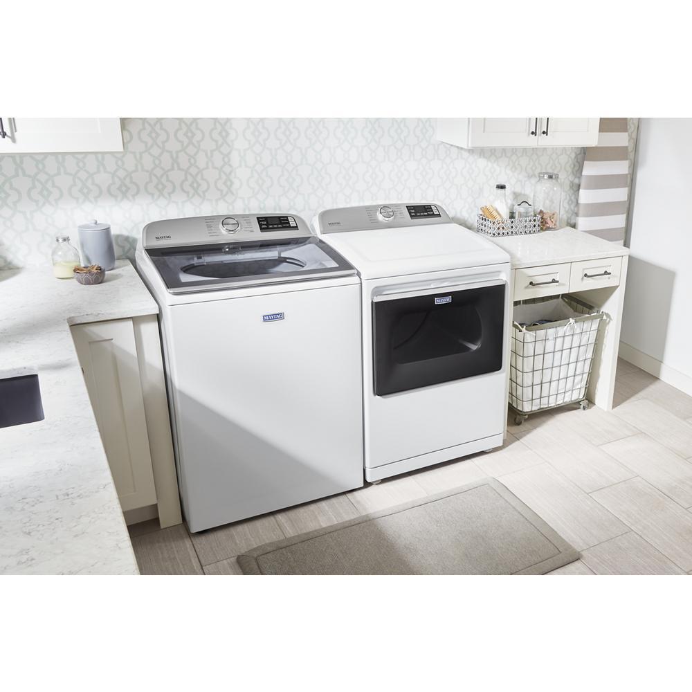 Smart Top Load Electric Dryer with Extra Power - 7.4 cu. ft. - (MED7230HW)