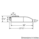 500 Series, 36" Under-cabinet Hood, 400 CFM, Halogen lights, Stnls - (DUH36252UC)