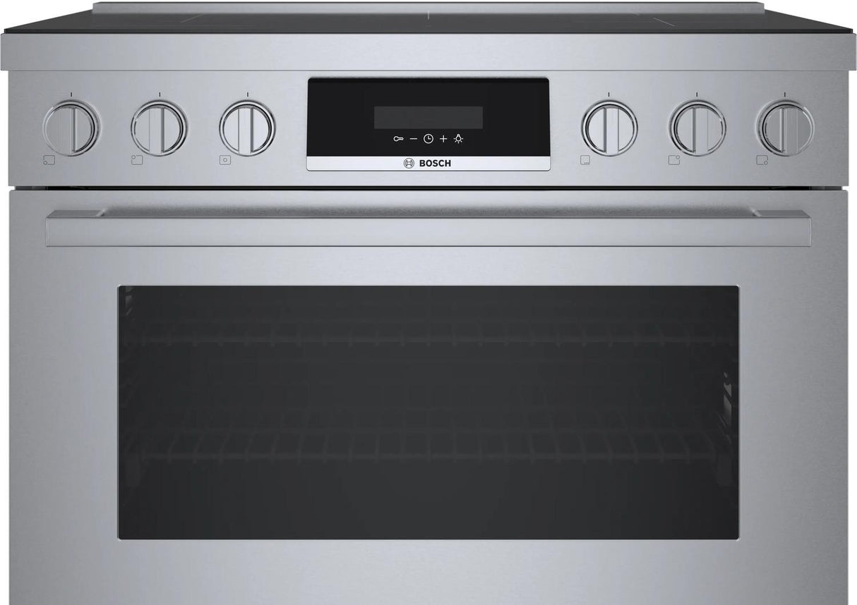 800 Series Induction freestanding range 36" Stainless Steel - (HIS8655U)