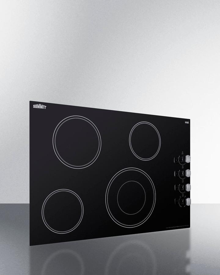 30" Wide 208-240v 4-burner Radiant Cooktop - (CR4B30MB)