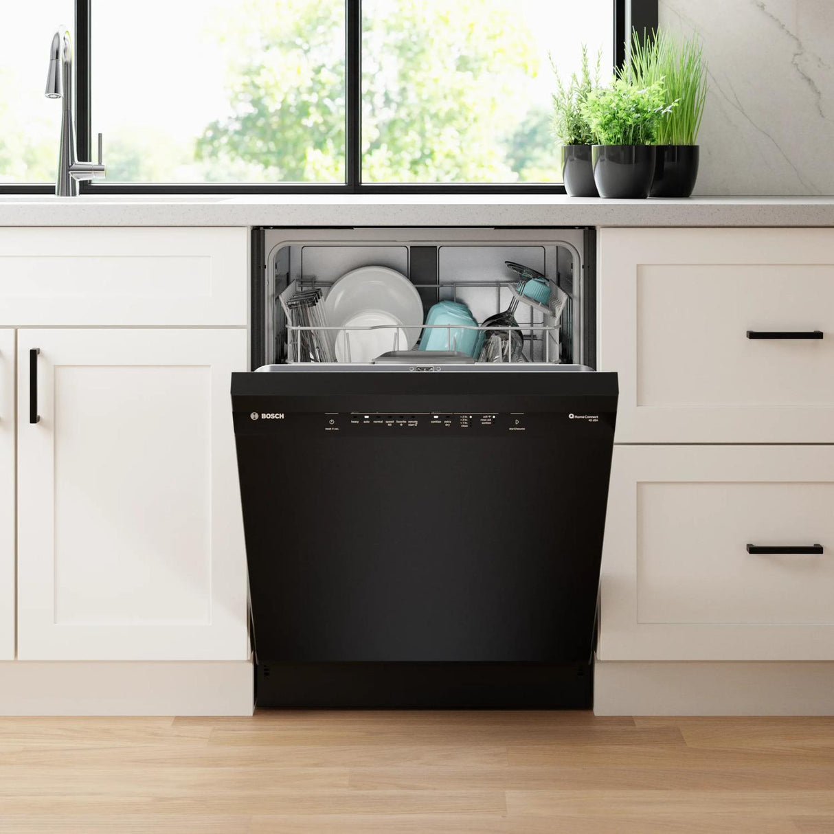 100 Plus Dishwasher 24" Black - (SHE4AEM6N)