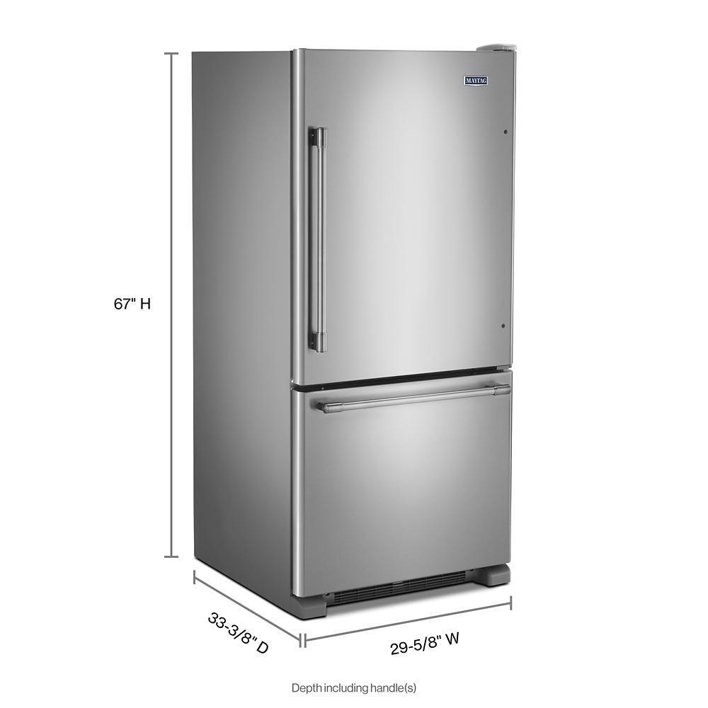 30-Inch Wide Bottom Mount Refrigerator - 19 Cu. Ft. - (MBF1958FEZ)