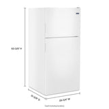 30-Inch Wide Top Freezer Refrigerator with PowerCold(R) Feature- 18 Cu. Ft. - (MRT118FFFH)