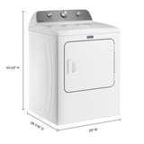 FrontLoad Electric Wrinkle Prevent Dryer - 7.0 cu. ft. - (MED4500MW)