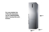 24" Wide Bottom Freezer Refrigerator - (FFBF181ES2)