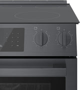 800 Series Electric Slide-in Range 30" Black Stainless Steel - (HEI8046U)