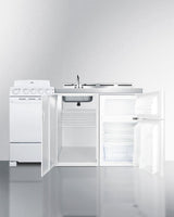 60" Wide All-in-one Kitchenette With Electric Coil Range - (ACK60COILW)