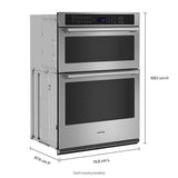 30-inch Wall Oven Microwave Combo with Air Fry and Basket - 6.4 cu. ft. - (MOEC6030LZ)