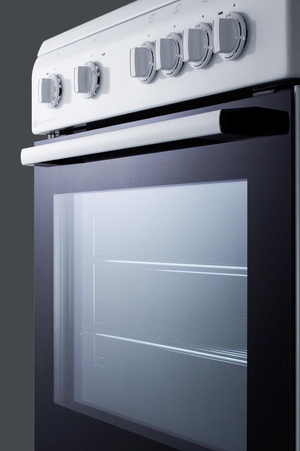 24" Wide Smooth Top Electric Range - (CLRE24WH)