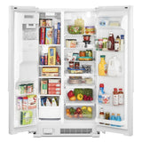 36-Inch Wide Side-by-Side Refrigerator with Exterior Ice and Water Dispenser - 25 Cu. Ft. - (MSS25C4MGW)