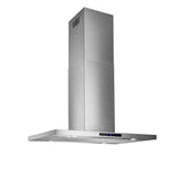 Broan(R) Elite 36-Inch T-Style Island Range Hood, 640 Max Blower CFM, Stainless Steel, w/ Code Ready Technology - (EIT1366SS)