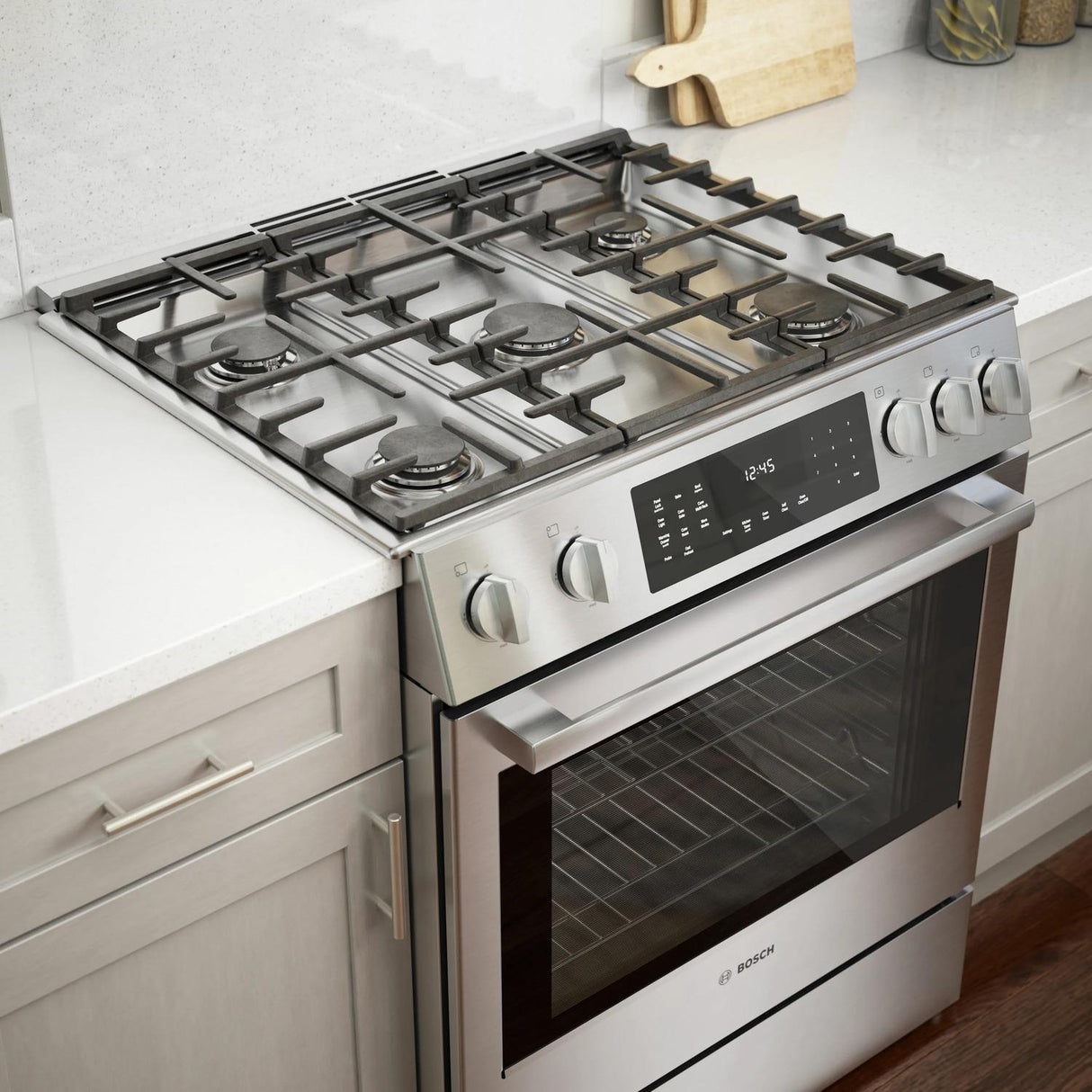 800 Series Dual Fuel Slide-in Range 30" Stainless Steel - (HDI8056U)