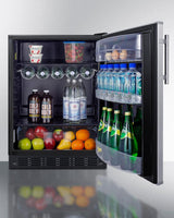 24" Wide All-refrigerator - (FF6BK2SS)