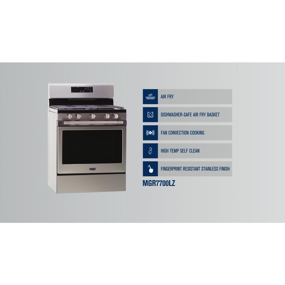 Gas Range with Air Fryer and Basket - 5.0 cu. ft. - (MGR7700LZ)