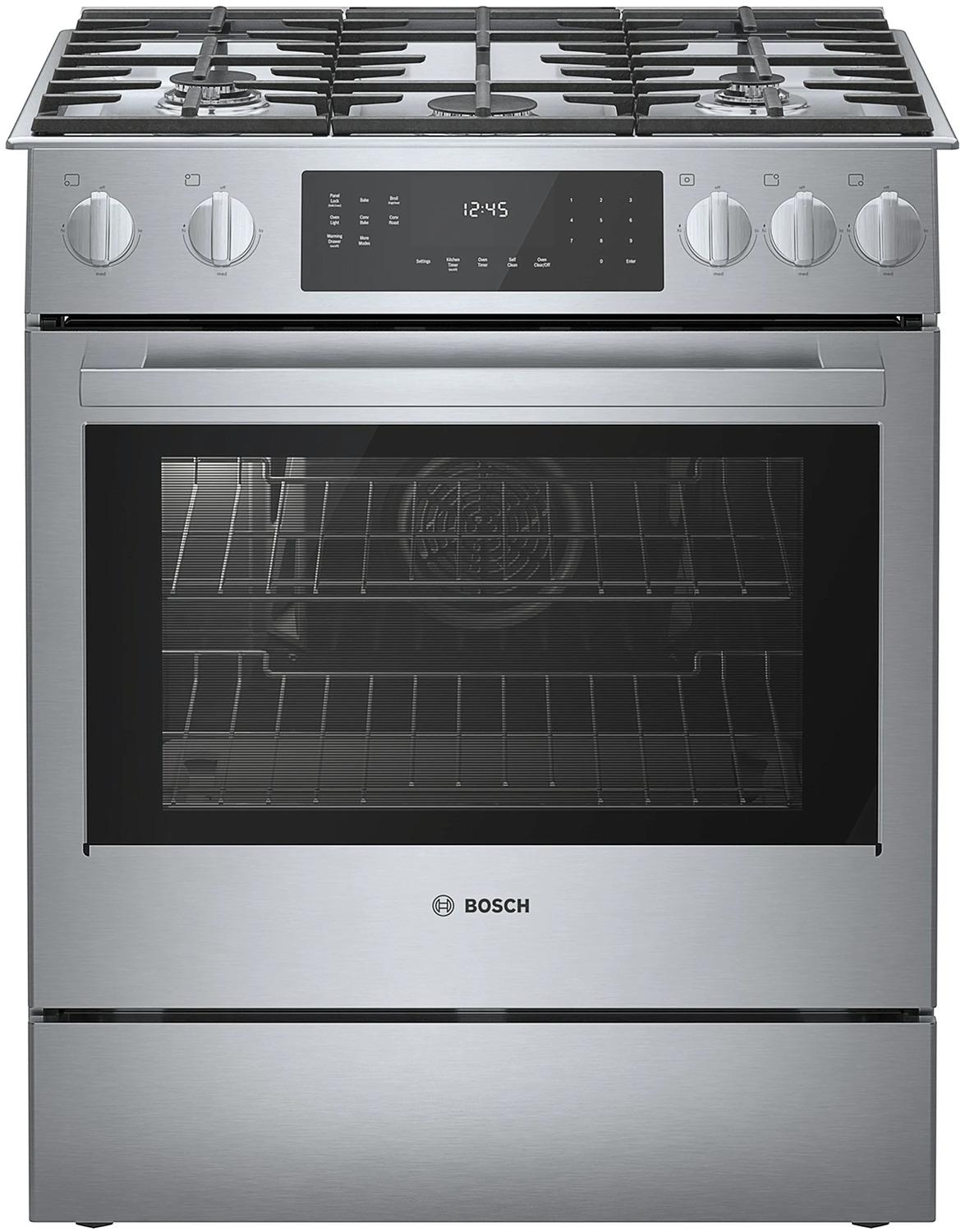 800 Series Gas Slide-in Range 30" Stainless Steel - (HGI8056UC)