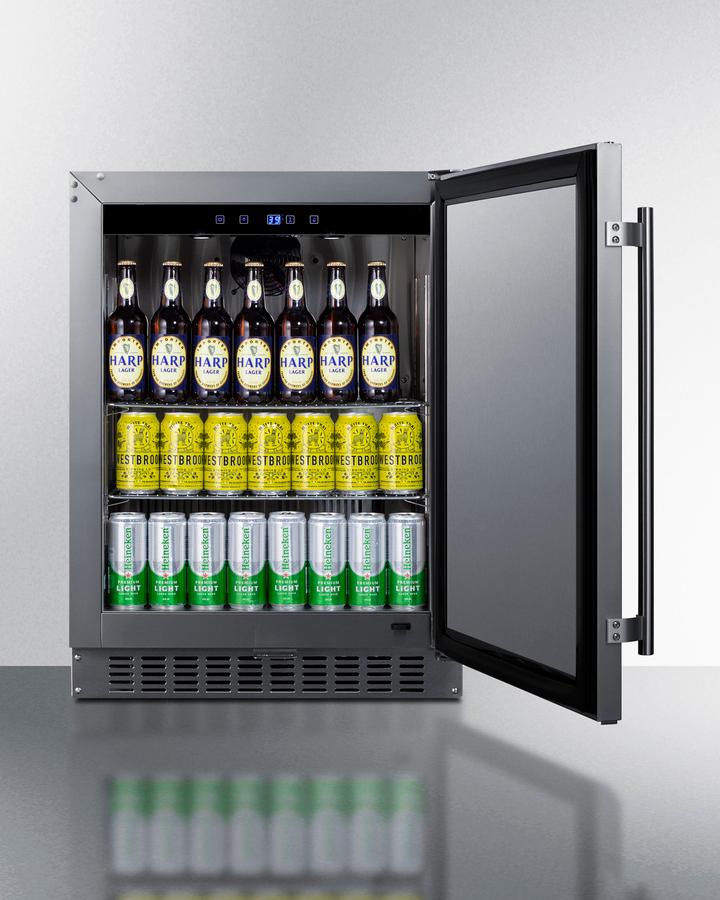 24" Wide Built-in All-refrigerator, ADA Compliant - (ASDS2413CSS)