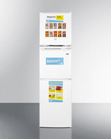 19" Wide Allergy-free Refrigerator/general Purpose Refrigerator-freezer Combination - (AZRF7W)