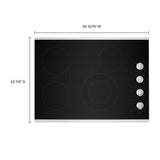 30-Inch Electric Cooktop with Reversible Grill and Griddle - (MEC8830HS)