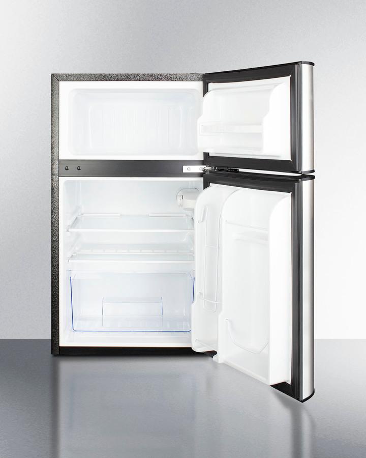 19" Wide 2-door Refrigerator-freezer, ADA Height - (CP34BSSADA)