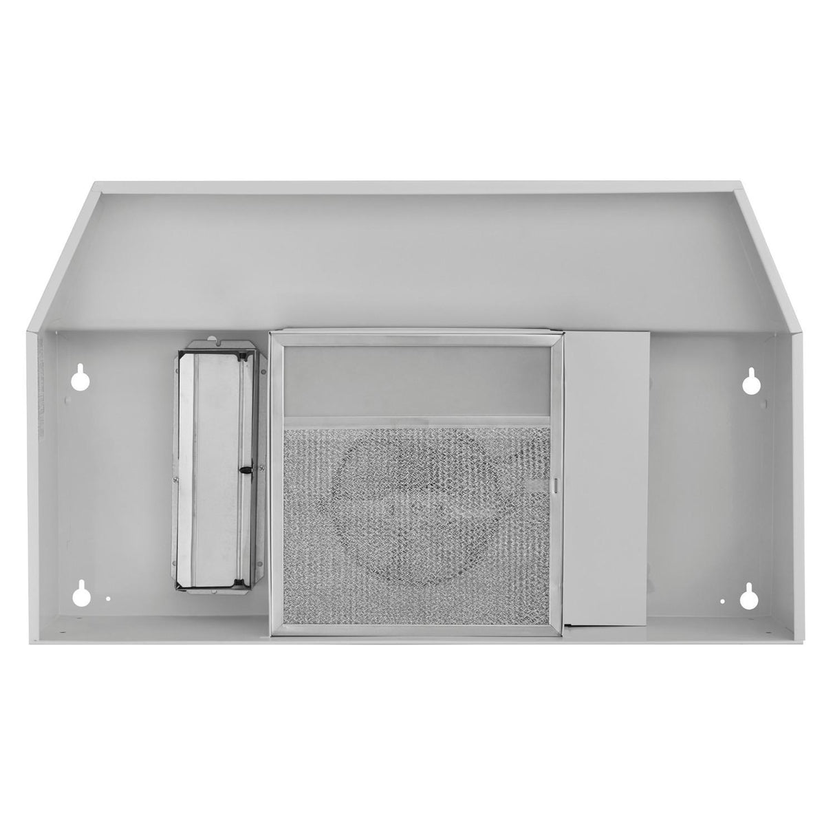 Broan(R) 24-Inch Ducted Under-Cabinet Range Hood w/ Easy Install System, 210 Max Blower CFM, White - (BUEZ024WW)