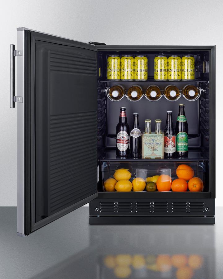 24" Wide All-refrigerator - (FF708BLSSRSLHD)