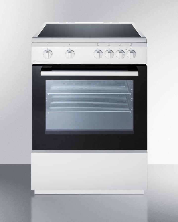 24" Wide Smooth Top Electric Range - (CLRE24WH)