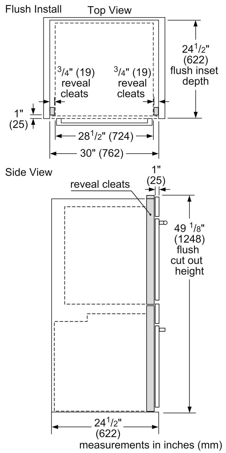 500 Series, 30" Combo, Upper: Microwave, Lower: EU Conv, Knob Control - (HBL57M52UC)